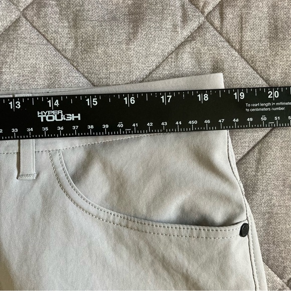 Public Rec Pants Men’s 37x33 Black Gray Work Casual Golf 5 Pocket Polyester - Picture 14 of 16